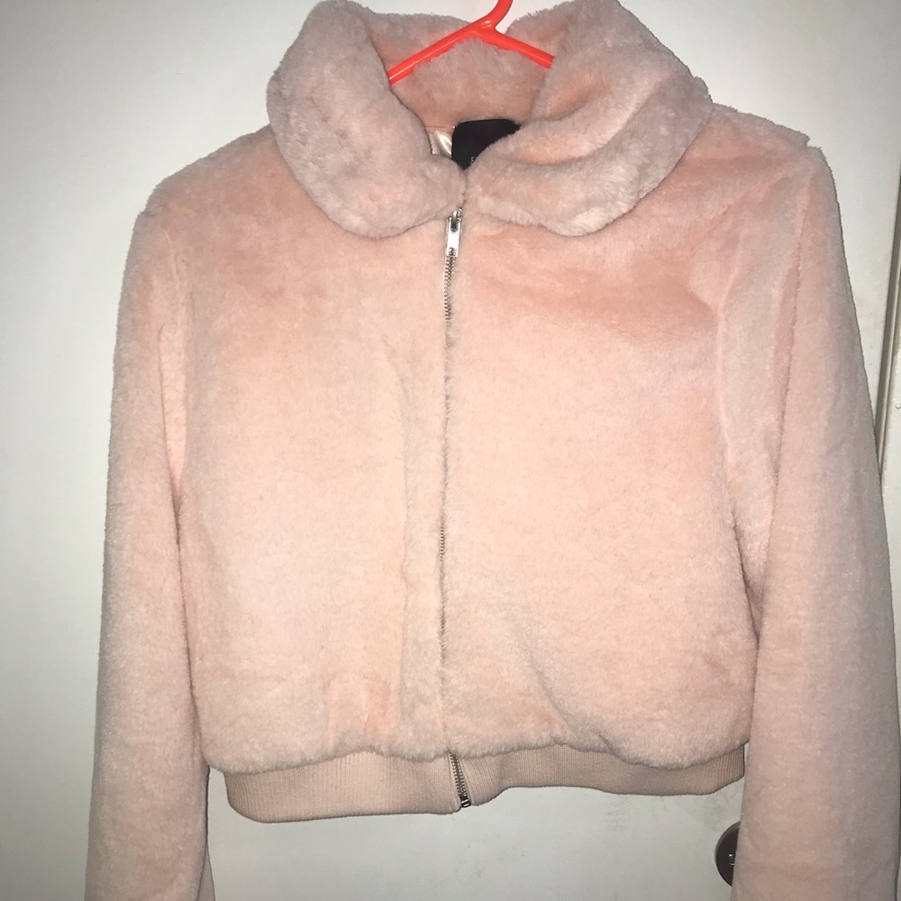 Blush colored soft jacket. Brand new w/ tag
